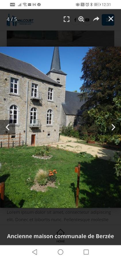 Maison D'Hote Les Notes Endormies Suite Le Refuge Walcourt Eksteriør bilde
